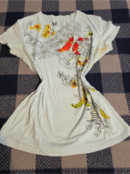 Hurley Tops - Y2k scene mcbling style Hurley shirt
